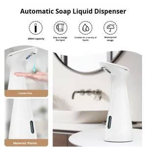 <span class=keywords><strong>Distributeur</strong></span> de désinfectant pour les mains de savon à capteur automatique compact ABS nouvellement modifié pour la <span class=keywords><strong>vaisselle</strong></span> plusieurs scénarios usine en gros - Product Image 3