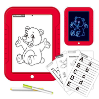 Enfants électronique lueur magique 3D écriture led planche à dessin avec multi flash 3D MAGIC DRAWING BOARD