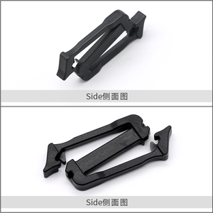 תיק אבזרים שחור פום GRS תעודת Slik קליפ שני-דרך חיבור תרמיל 25mm חגורה רצועת אבזם - Product Image 3