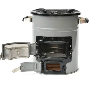 OEM Secondary Combustion Patio Herd Rauchfreier Holzkohle ofen zum Kochen, Braten, Heizen, Backen, Braten