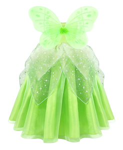 Nueva llegada niños TV película Tinkerbell Cosplay disfraz con ala niños niñas Tinkerbell Cosplay fiesta elegante princesa vestir - Product Image 2