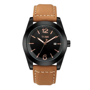 นาฬิกาควอตซ์ผู้ชาย <span class=keywords><strong>TOMI</strong></span> T095 ขายส่ง รูปทรงกลม นาฬิกาข้อมือสำหรับธุรกิจ สายหนังคุณภาพสูง <span class=keywords><strong>ราคา</strong></span>โรงงาน นาฬิกาสำหรับใช้ในชีวิตประจำวัน - Product Image 1