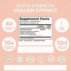 TK Amazon Best-seller : Capsules de glutathion liposomal ultra-puissant de haute qualité, mélange éclaircissant pour la peau, collagène et <span class=keywords><strong>vitamine</strong></span> <span class=keywords><strong>C</strong></span> en gélules molles - Product Image 5