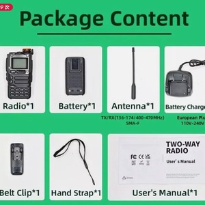 Quansheng UV K5 8, Walkie Talkie Portátil de Doble Banda VHF UHF, Pantalla LCD, Batería Recargable de 1600 mAh, para Exteriores y Uso Marino - Product Image 5
