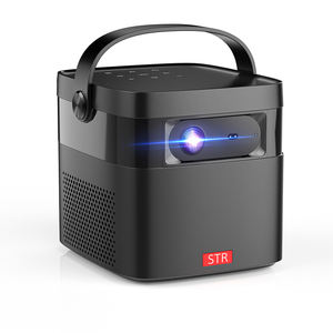 Projecteur de cinéma portable, 380 Ansi LED, 1080P HD, batterie, mini projecteur DLP, projecteur de films pour le camping en plein air, projecteur domestique - Product Image 3