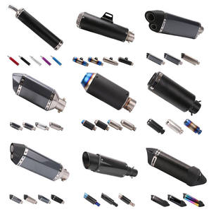 Silencieux d'échappement universel, en fibre de carbone, pour <span class=keywords><strong>Moto</strong></span>, modification, pour CBR250, CB400, YZF, FZ400, <span class=keywords><strong>Z750</strong></span>, NINJA - Product Image 6