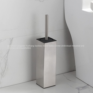 <span class=keywords><strong>Brosse</strong></span> de toilette et couvercle en acier inoxydable Sunshine Square, <span class=keywords><strong>brosse</strong></span> de nettoyage murale pour sol, désodorisant, ensemble de salle de bain long, modèle 440, 1,0 kg - Product Image 5