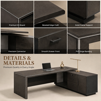 Bureau de direction moderne, mobilier de bureau, bureau administratif, bureau de PDG, style ingénierie
