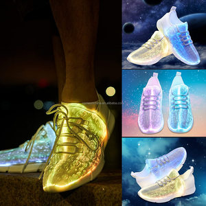 Zapatos luminosos de diseño para niños y mujeres, zapatillas ligeras con carga USB, Led parpadeantes para Halloween, venta al por mayor, 2022 - Product Image 2