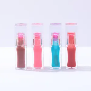 Novel Custom Color-changing Long-lasting Lip Makeup Vegan Moisturizing Glossy Plumping Lip Oil Private Label Lip Gloss
