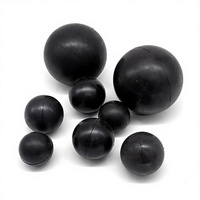 Billes en caoutchouc massif noir à bas prix de 1 mm, 32 mm, 75 mm pour tamis vibrant – Billes industrielles solides, élastiques, résistantes à l'usure et très élastiques