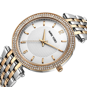 Reloj de Pulsera de Cuarzo Popular <span class=keywords><strong>para</strong></span> Mujer, Cronógrafo de Lujo, Acero Inoxidable, Movimiento Japonés, Resistente al Agua - Product Image 1