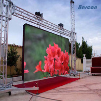 Écran LED mobile d'affichage vidéo extérieur étanche BESCAN en promotion – Panneaux à pas de pixel P3.9 P4.81 pour location