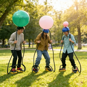 Nouveaux jeux gonflables, pompe à air à pression de pied, jeu de frapper un ballon gonflable, durable pour les enfants, parc d'attractions en plein air - Product Image 3