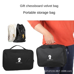 Venta directa del fabricante, alta calidad, <span class=keywords><strong>Staunton</strong></span> empeora, pieza de ajedrez de plástico ABS, tablero de ajedrez de goma, bolsa con cremallera - Product Image 4