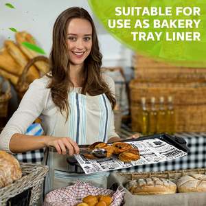Papier d'emballage jetable écologique et résistant à la graisse pour sandwich, hamburger, cookie, pain, gelée, emballage alimentaire - Product Image 5