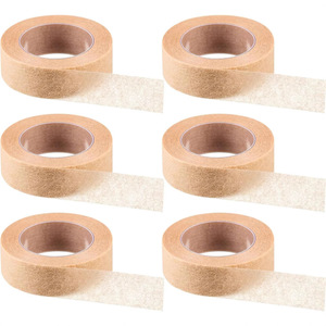 Cinta quirúrgica microporosa marrón, adhesivo autoadhesivo marrón color piel para párpados dobles, cinta de papel no tejido transpirable - Product Image 5