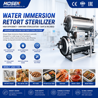 Stérilisateur automatique à immersion dans l'eau Mosen pour sachets rétractables, boîtes de conserve, bouteilles en PP, aliments pour animaux et plats préparés