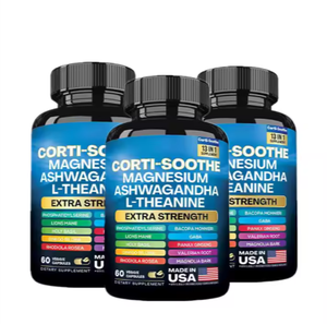 Corti-Soothe integratore cortisolo tutto in un magnesio glicinato Ashwagandha L-teanina <span class=keywords><strong>capsule</strong></span> - Product Image 5