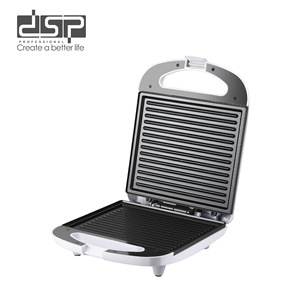เครื่องทำแซนด์วิช Dsp Dansong รุ่น KC1350 แบบไฟฟ้า 2 ช่อง สำหรับทำอาหารเช้าที่บ้าน เครื่องปิ้งขนมปังและวาฟเฟิล พร้อมฟังก์ชั่นอุ่นอาหาร - Product Image 1