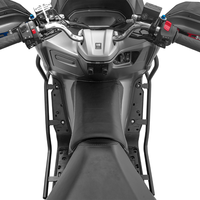 Protection de moteur avant et arrière en acier à haute teneur en carbone, antirouille, durable, avec placage électrolytique noir, pour moto UHR150
