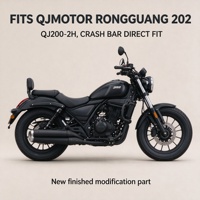 Barre de protection antichoc QJ200-2H pour moto QJMOTOR Qianjiang Rongguang 202, pièces de modification de protection du moteur avant, neuve