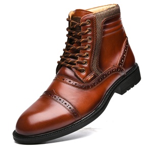 Chaussures habillées en cuir véritable Dreamy Stark, style Oxford, à lacets, bout rond, montantes, pour le bureau, la carrière, les mariages, toutes saisons, respirantes - Product Image 4