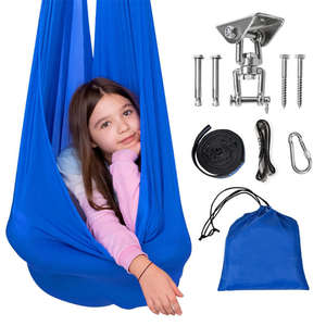 Hamaca de Yoga Aéreo Antigravedad para Ejercicios de Inversión, Pilates, Gimnasia, Hamaca de Nailon para Fitness, Camping y Senderismo - Product Image 2