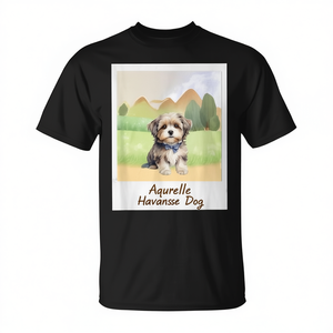 Camiseta Aquarelle Havanese Dog, el mejor amigo del hombre, regalo para amantes de las mascotas, ropa - Product Image 2
