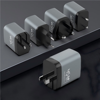 Chargeur mural USB C 45W, adaptateur double port PD, bloc de charge rapide Type C pour iPhone, Galaxy et ordinateur portable