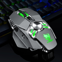 Souris de jeu T-WOLF V10 mécanique à programmation macro, 4 couleurs lumineuses, 1200-3600 DPI, 6 boutons, en stock pour ordinateur de bureau et ordinateur portable