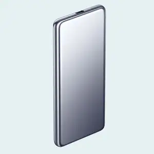 Xiaomi güç kaynağı 5000mAh 20W PB0520MI gümüş renk taşınabilir Ultra ince güç banka mobil için 10mm ince Powerbank
