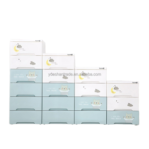 Commode de rangement à 5 tiroirs pour bébé, motif dessin animé, organisateur de placard pour la maison, chambre à coucher, tiroirs de rangement en PP pour enfants, filles - Product Image 6