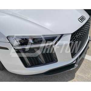Pare-chocs avant agressif en fibre de carbone 3 pièces séparateurs pour Audi R8 Gen2 2016-2019 - Product Image 3