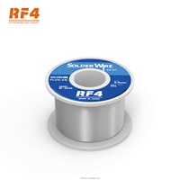 Fil à souder RF4 054D 63/37 0,4 mm avec âme de flux 2% 50g pour réparation de PCB de téléphone, composants CMS, soudure de puces IC, soudure électronique