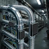 Tuyau métallique flexible sur mesure, fabrication directe usine, SS304, 2,5 pouces, PN16, extrémité soudée pour pipeline chimique