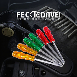 Factory Wholesale Dual-Purpose <strong>Phillips</strong> Slotted <strong>Screwdriver</strong> <strong>Set</strong> with Plastic Handle for Household Maintenance Cheap Removable - Product Image 3