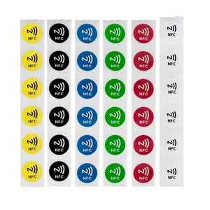 แท็ก NFC รีวิวเราบนแท็กสติกเกอร์ NFC Tap ขนาด 30 มม. สติกเกอร์รีวิวกันน้ำ 13.56Mhz NFC215 ฉลากกาว - Product Image 3