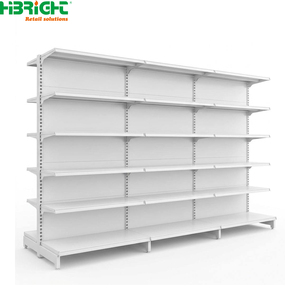 Scaffalatura Bifacciale Stile Europeo OEM/ODM con Illuminazione LED Superiore, Fattore di Sicurezza 1.5x per Cartolerie e Negozi d'Ufficio - Product Image 5