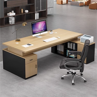 Bureau de direction moderne pour la maison, en bois, multifonctionnel, avec tiroirs de rangement, modulaire, taille personnalisable, haute qualité, usage commercial