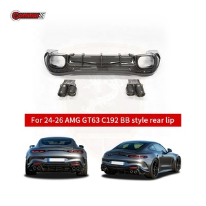 ชุดแต่งกันชนหลังคาร์บอนไฟเบอร์แบบแห้ง BB Style สำหรับ Mercedes AMG GT63 C192 พร้อมดิฟฟิวเซอร์หลังแบบ Pre-Preg ของแท้ ขายส่ง - Product Image 4