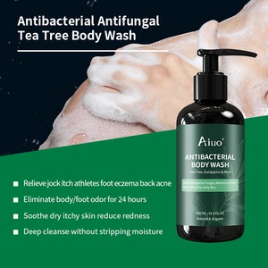 Gel de Ducha 100% Natural y Orgánico Antifúngico con Árbol de Té y Menta, Blanqueador, Anti-Picazón, Herbal y Refrescante para Adultos - Product Image 4