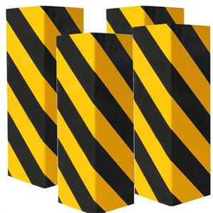 Parking Lot Barrier Warning Foam <b>Corner</b> <b>Protectors</b> Reflective Plastic Anti Collision Blocks For Car Door Protection - Product Image 1