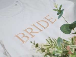 Custom Embroidery Logo <strong>Wifey</strong> <strong>Sweatshirt</strong> Crewneck Blank Autumn Bridal Hoodies &amp; <strong>Sweatshirts</strong> for Brides 100% Cotton <strong>Sweatshirt</strong> - Product Image 4