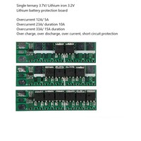 Module PCM pour batterie monocellulaire BMS 1S 5A 10A 15A 3.7V 1S 8A 12A 3.2V