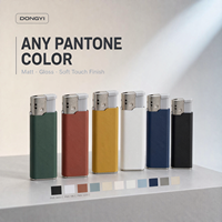 Briquet électronique jetable rechargeable Dongyi à logo personnalisé, accessoires pour fumeurs, modèle Akmak, vente chaude
