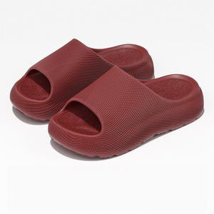 Tongs d'intérieur en tricot à motif chien de dessin animé – Tendance, anti-odeur, légères, toutes saisons, options multi-styles - Product Image 1