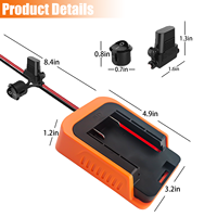 Adaptateur d'alimentation pour batterie 36V-40V DIY avec fils 12AWG 14AWG 16AWG ajouter fusible pour outil électrique Batteries équipement électrique