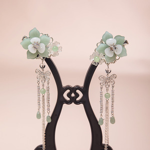 Accesorios para el cabello estilo Hanfu de la antigua China con borlas, tocados estilo Hanfu chino, adornos para el cabello con un encanto etéreo. - Product Image 2