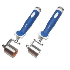 Stainless Steel <strong>Seam</strong> Flat Pressure <strong>Roller</strong> Double Bearing Deep Texture Hand Pressure <strong>Seam</strong> <strong>Roller</strong> <strong>Wallpaper</strong> Wall Covering Tool - Product Image 1